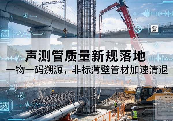 焉耆声测管质量新规落地，一物一码溯源，非标薄壁管材加速清退